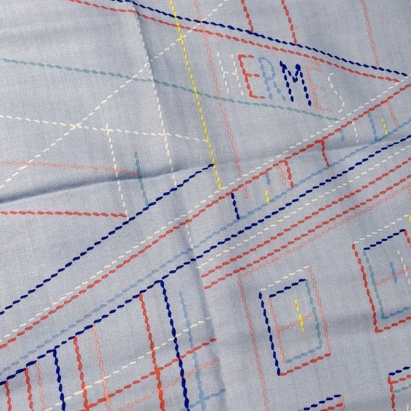 Hermes Pique Sellier shawl 140 - Picture 2 of 10